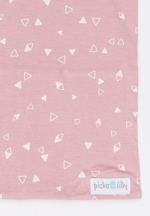 Pickalilly - Printed Snoodlet Scarve Mid Pink