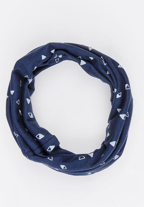 Pickalilly - Printed Snoodlet Scarve Navy