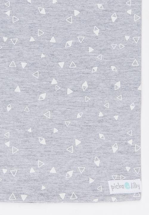 Pickalilly - Printed Snoodlet Scarve Grey