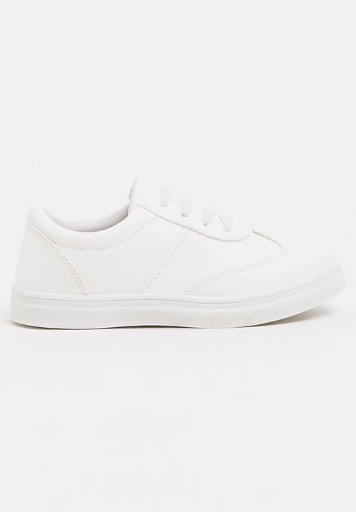 Pop Candy - Girls PU Sneaker White