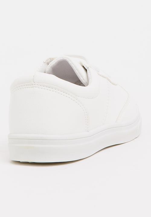 Pop Candy - Girls PU Sneaker White