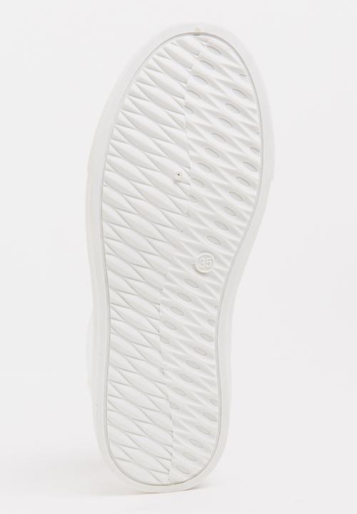 Pop Candy - Girls PU Sneaker White