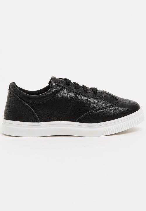 Pop Candy - Boys PU Sneaker Black