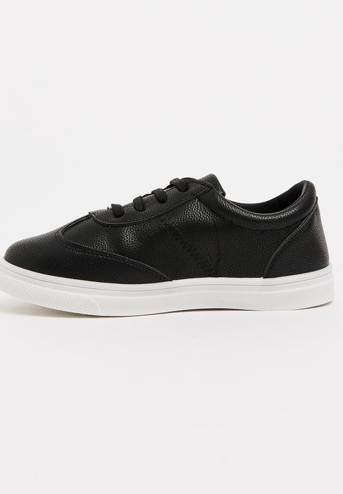 Pop Candy - Boys PU Sneaker Black