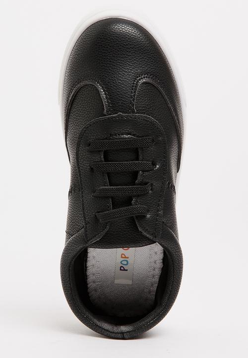 Pop Candy - Boys PU Sneaker Black
