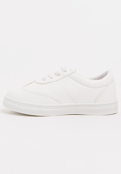 Pop Candy - Girls PU Sneaker White