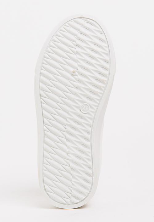 Pop Candy - Girls PU Sneaker White