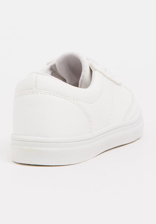 Pop Candy - Girls PU Sneaker White