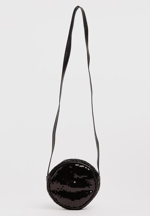 Name It - Girls Round Sequins Bag Black