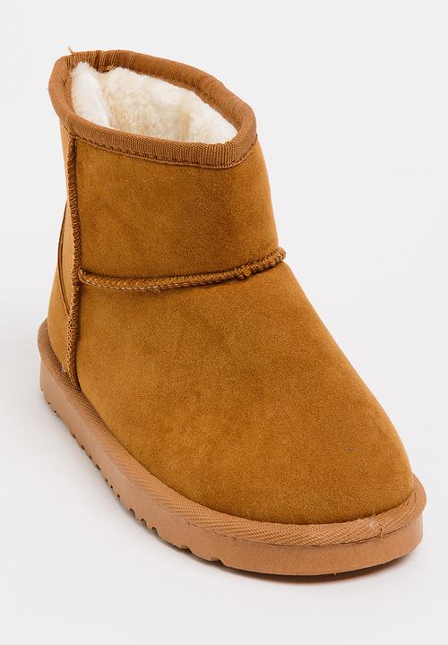 Pop Candy - Girls Faux Suede Boot 