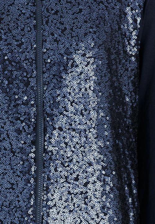 Name It - Sequin Jacket Dark Blue