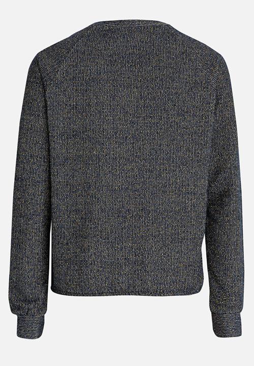 Name It - Frilled Sweater Dark Blue
