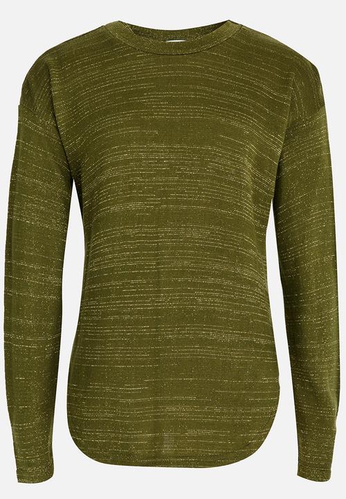 Rebel Republic - Slouch Jersey with Dropped Sleeves Green