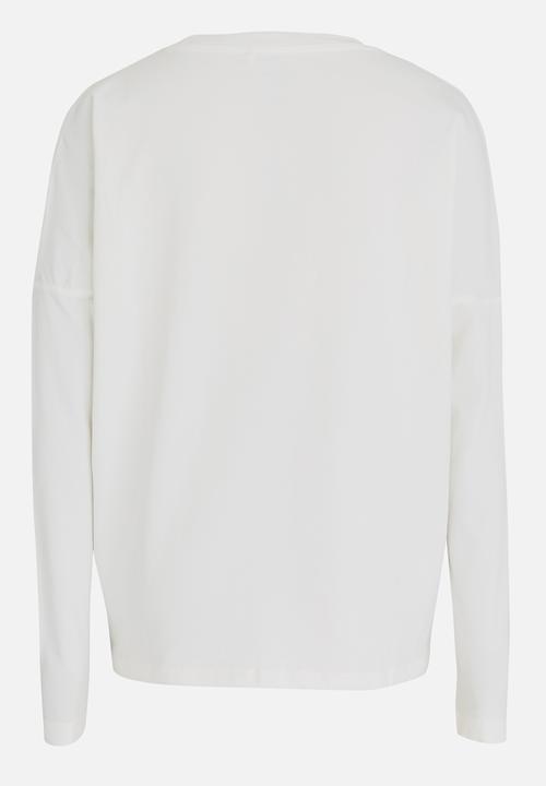 Name It - Girls printed tee - white