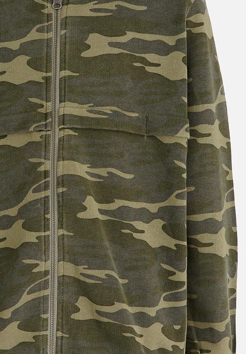 Name It - Boys Hoodie Sweatshirt Khaki Green