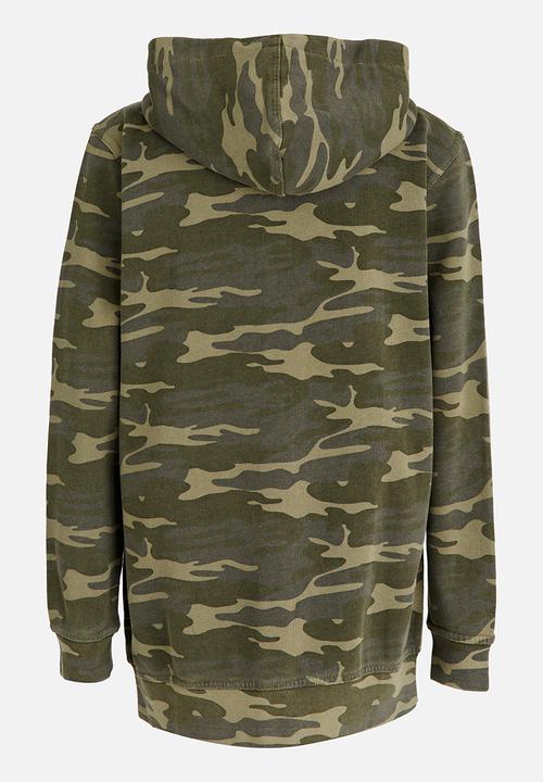 Name It - Boys Hoodie Sweatshirt Khaki Green