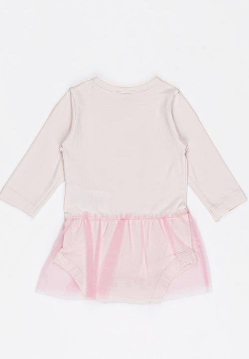 Soobe - Girls Printed Tutu Bodysuit Mid Pink