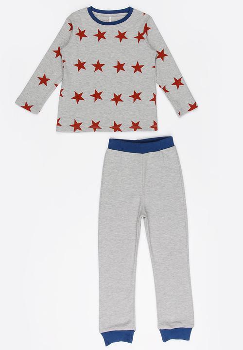 Soobe - Boys Pajama Set Grey
