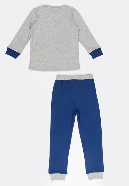 Soobe - Boys Pyjama Set - blue/grey