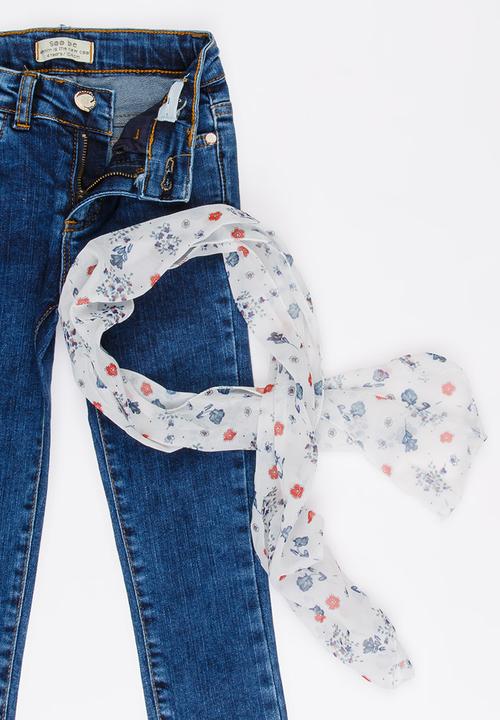 Soobe - Girls Straight Leg Jean Navy