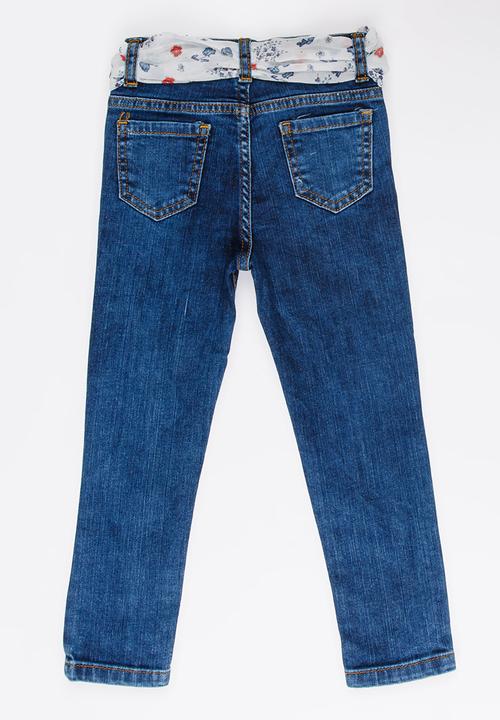 Soobe - Girls Straight Leg Jean Navy