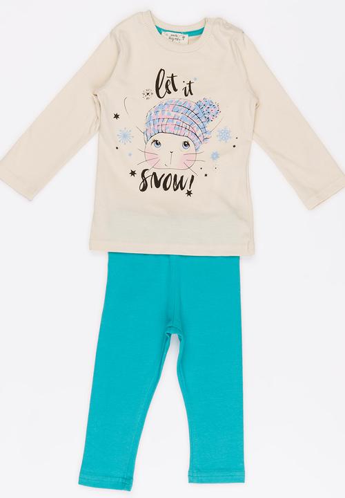 Soobe - Girls Printed Pajamas Set Multi-colour