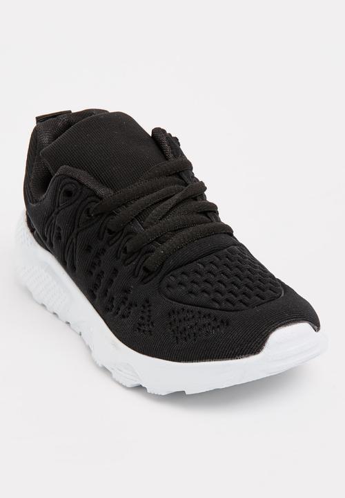 Pop Candy - Lace Up Sneaker Black