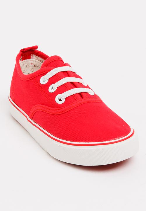 Pop Candy - Girls Canvas Sneaker Red