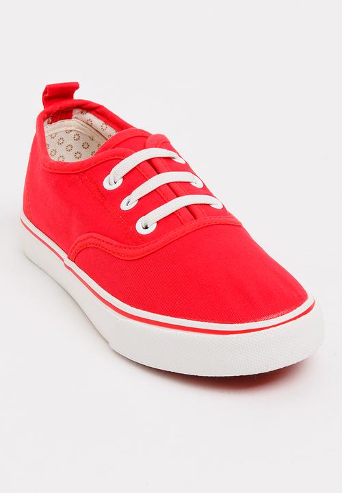 Pop Candy - Girls Canvas Sneaker Red