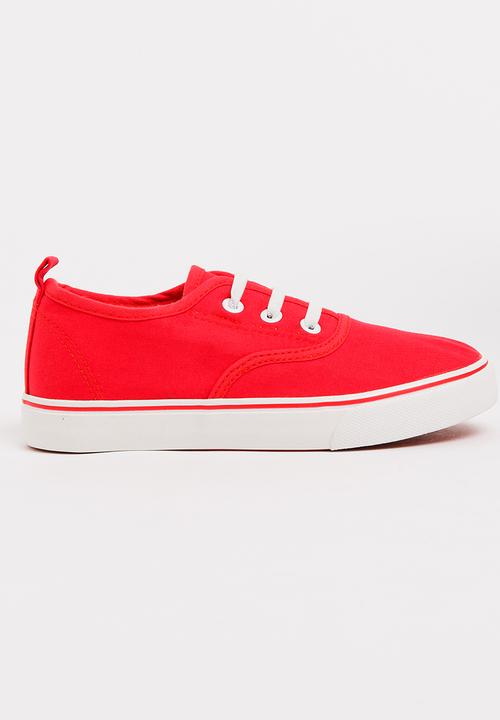 Pop Candy - Girls Canvas Sneaker Red
