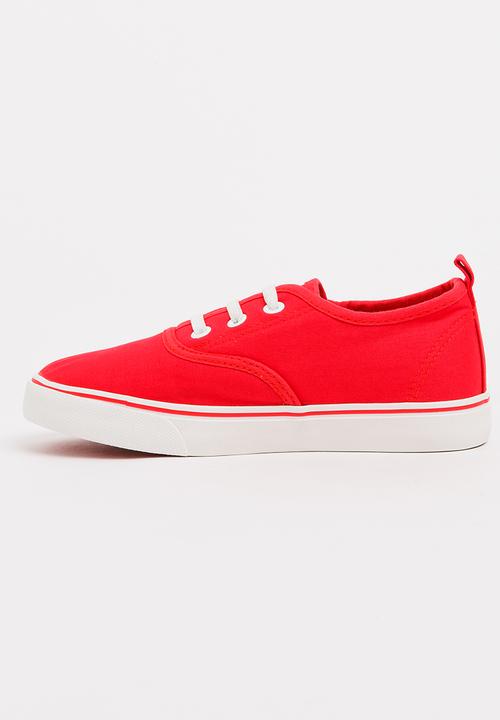 Pop Candy - Girls Canvas Sneaker Red