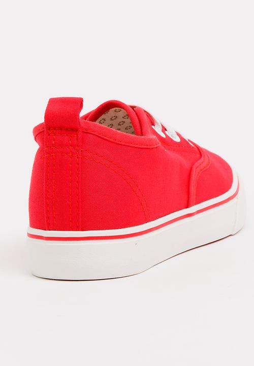 Pop Candy - Girls Canvas Sneaker Red