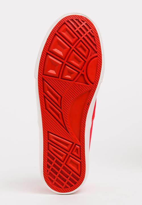 Pop Candy - Girls Canvas Sneaker Red