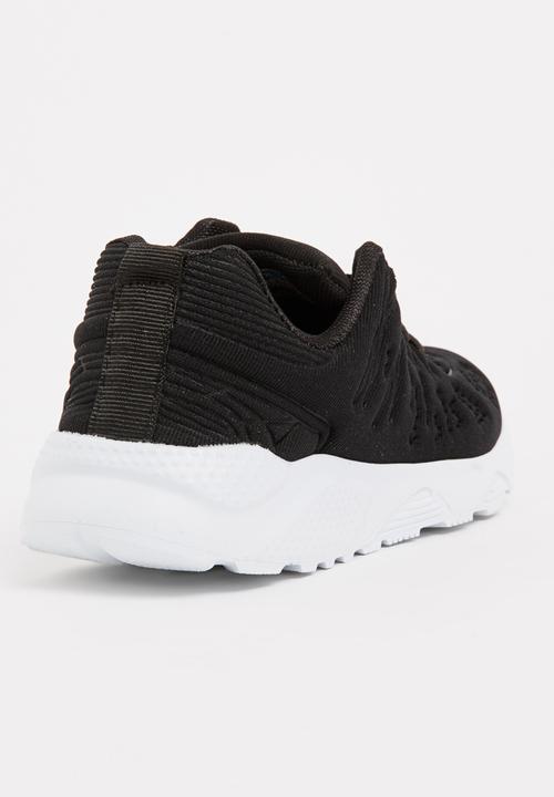 Pop Candy - Lace Up Sneaker Black