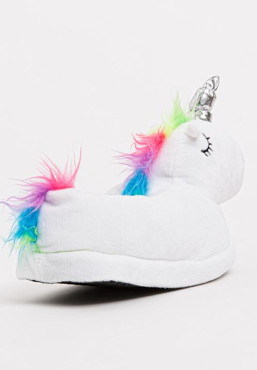 Pop Candy - Unicorn Slippers White