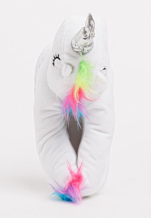 Pop Candy - Unicorn Slippers White
