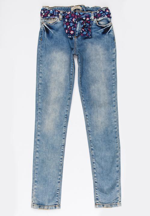Soobe - Girls Straight Leg Jean Mid Blue