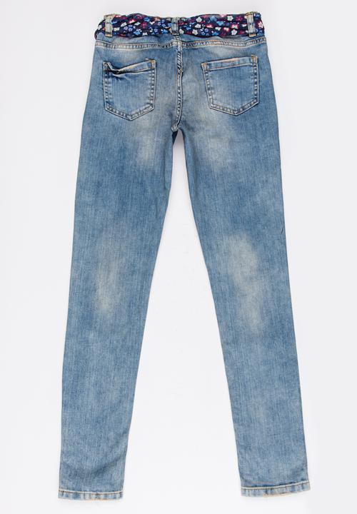 Soobe - Girls Straight Leg Jean Mid Blue
