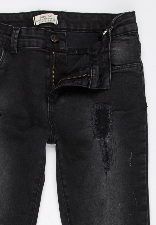 Soobe - Straight Leg Jean Black