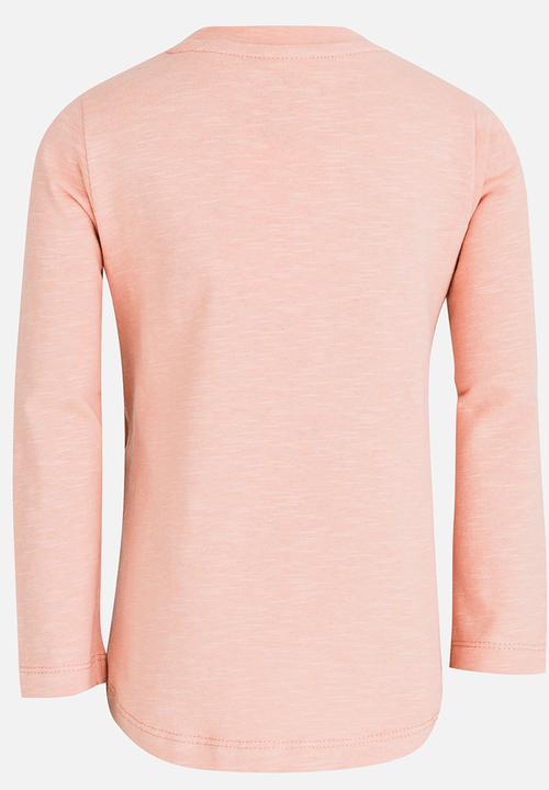 Soobe - Girls Printed Tee Peach