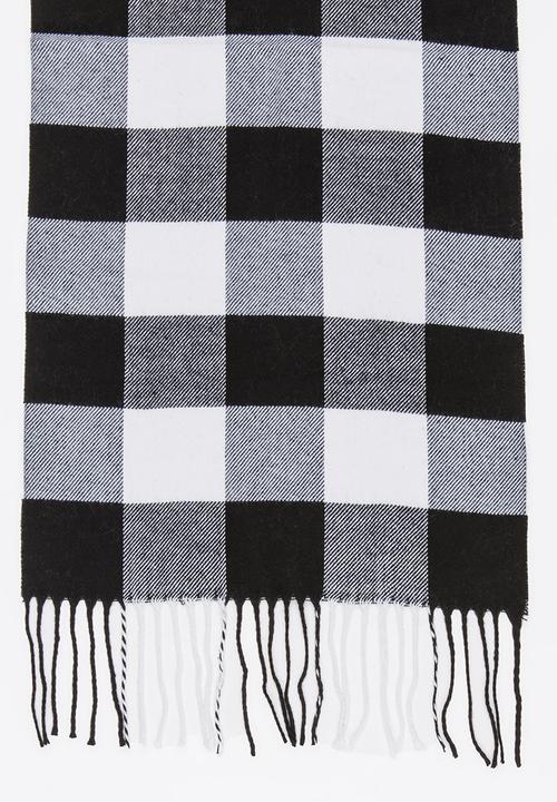 Pop Candy - Printed Scarf Black and White