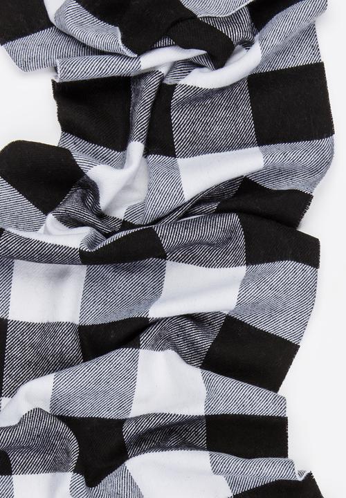 Pop Candy - Printed Scarf Black and White