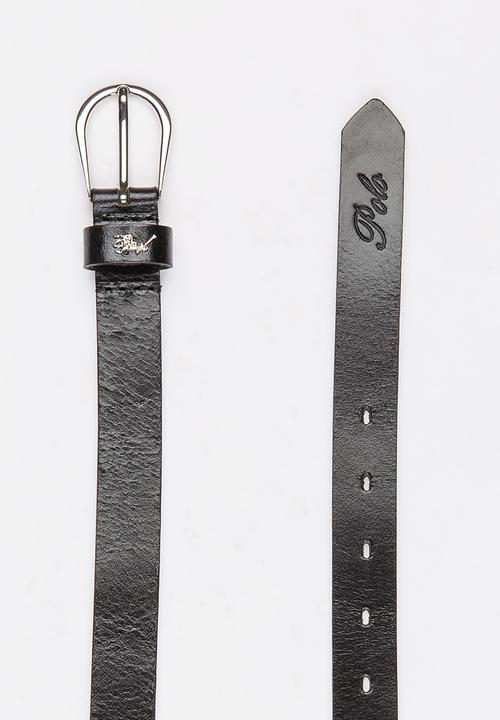 POLO - Leather Zoe Belt Black