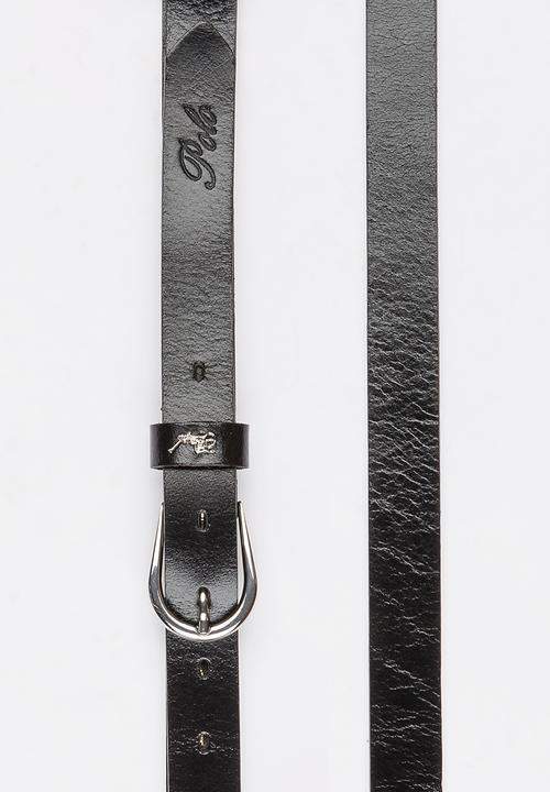 POLO - Leather Zoe Belt Black
