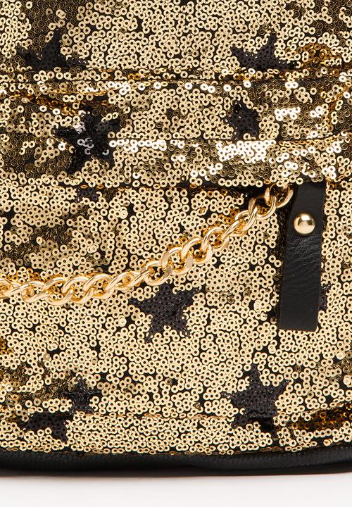 Pop Candy - Sequin Star Backpack Gold