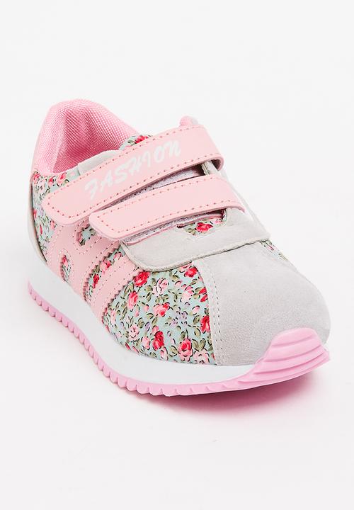 Pop Candy - Girls Canvas Sneaker Pale Pink