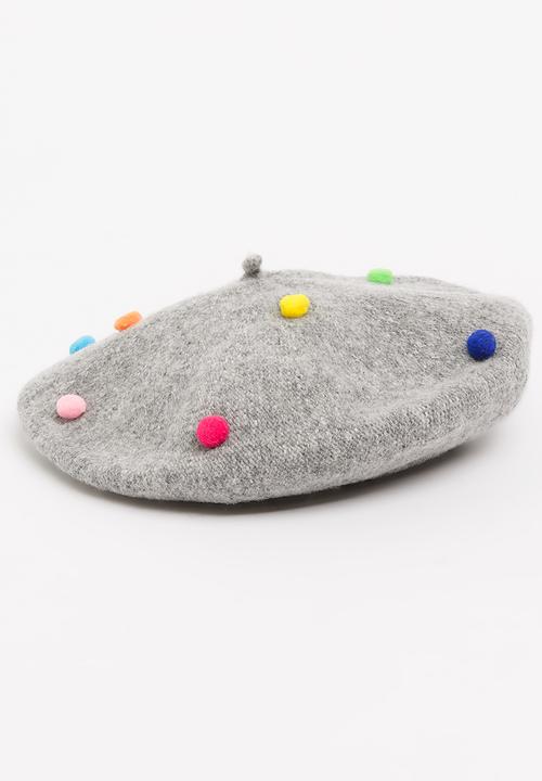 Pop Candy - Girls Beret Grey