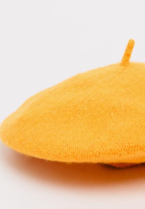Pop Candy - Girls Beret Yellow