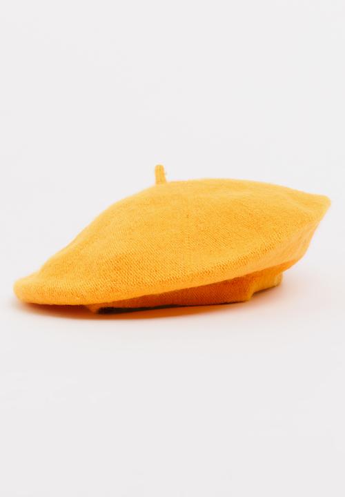 Pop Candy - Girls Beret Yellow