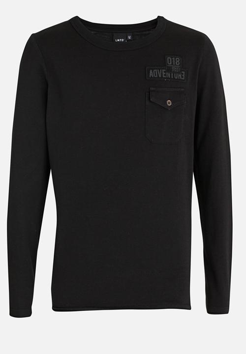 Name It - Boys Casual Tee Black